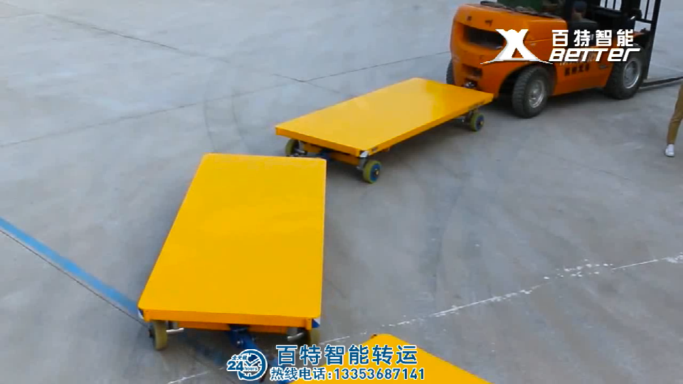 平板拖车，平板挂车，叉车牵引拖车