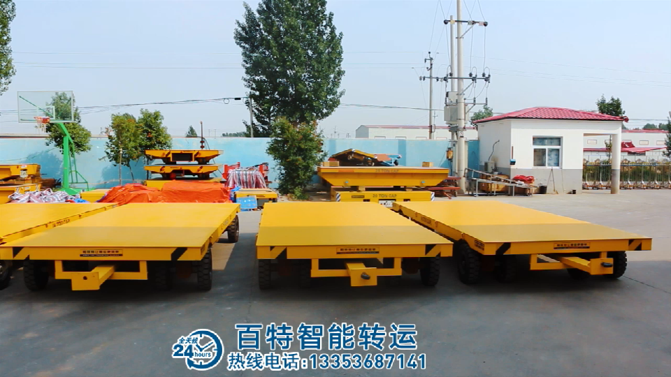 叉车牵引拖车，无动力拖车，无轨拖车，托盘运输车